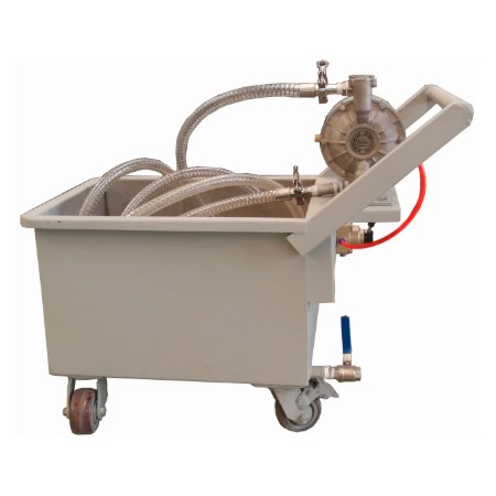 Ikke-smørende gyllepumpe